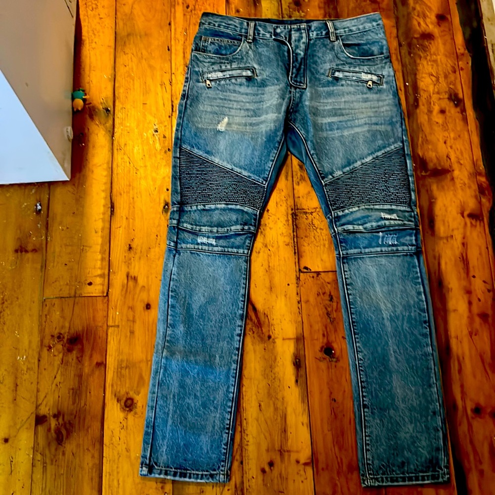 Balmain Biker Jeans